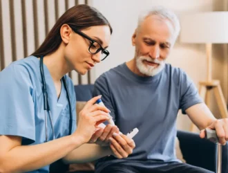 doctor home visit for diabetes check